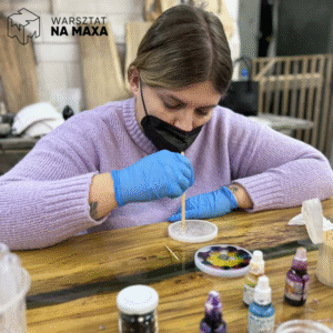 dekoracje z żywicy - tusze alkoholowe