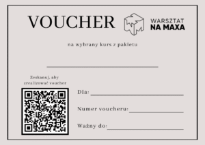 wybierz formę voucheru - papierowa