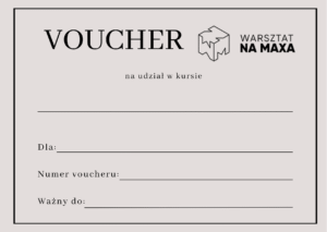 voucher papierowy - na kurs